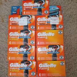 Gillette Fusion5 & ProGlide Razor Cartridges – 9 Packs (36 Blades)