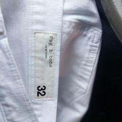 Rag And Bone Whote Panys New York