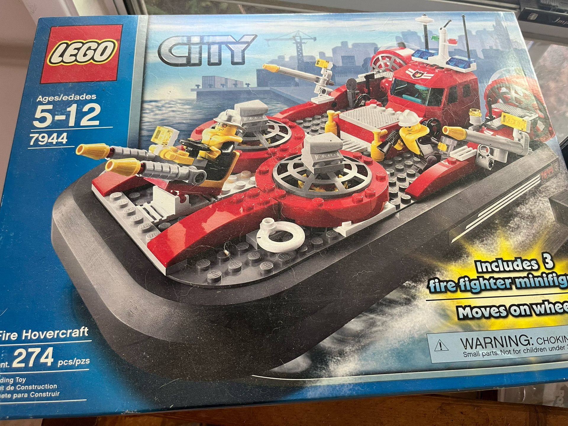 Lego #7844 Fire Hovercraft