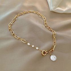 New Pearl Pendant Necklace Free Shipping, Valentines Gift 