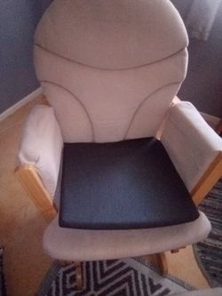 Rocking chair with foot stool