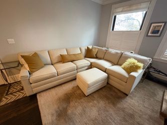 Ethan Allen Sectional Sofa-Neutral Beige-Excellent Condition-$1,050 (Boston)