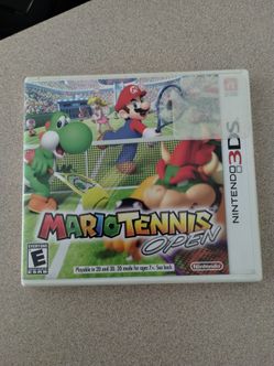 Used Mario Tennis Open game for Nintendo 3DS (cover box included)
