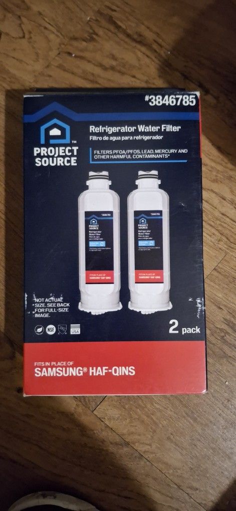 2 Pack Refrigerator Water Filter