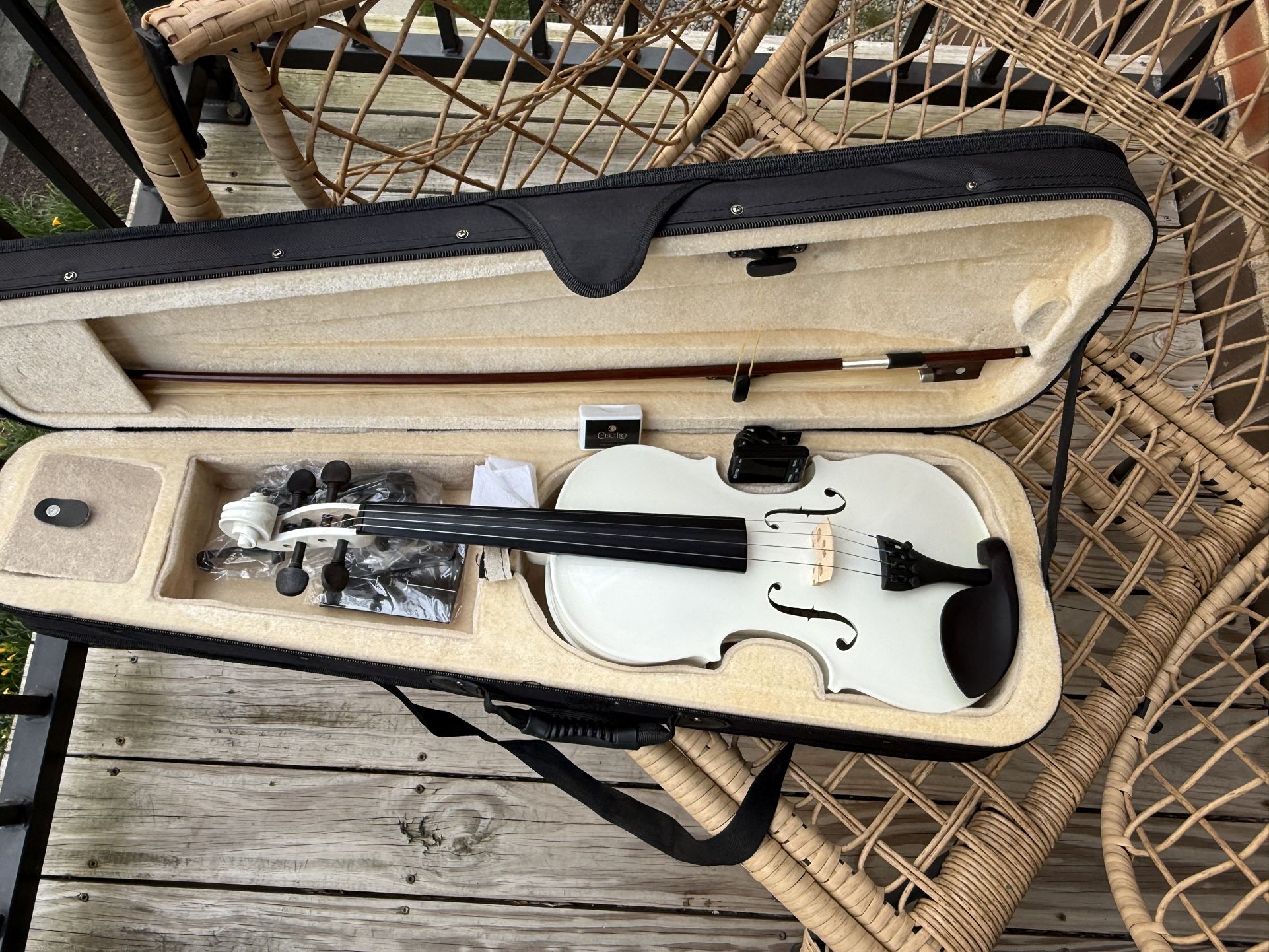 All White Violin