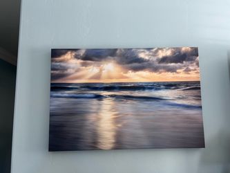 Canvas wrapped wall art