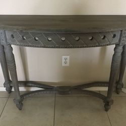 Beautiful Half-Moon Console Table