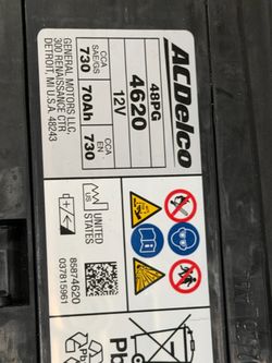 ACDelco 48PG 4620 12V car battery
