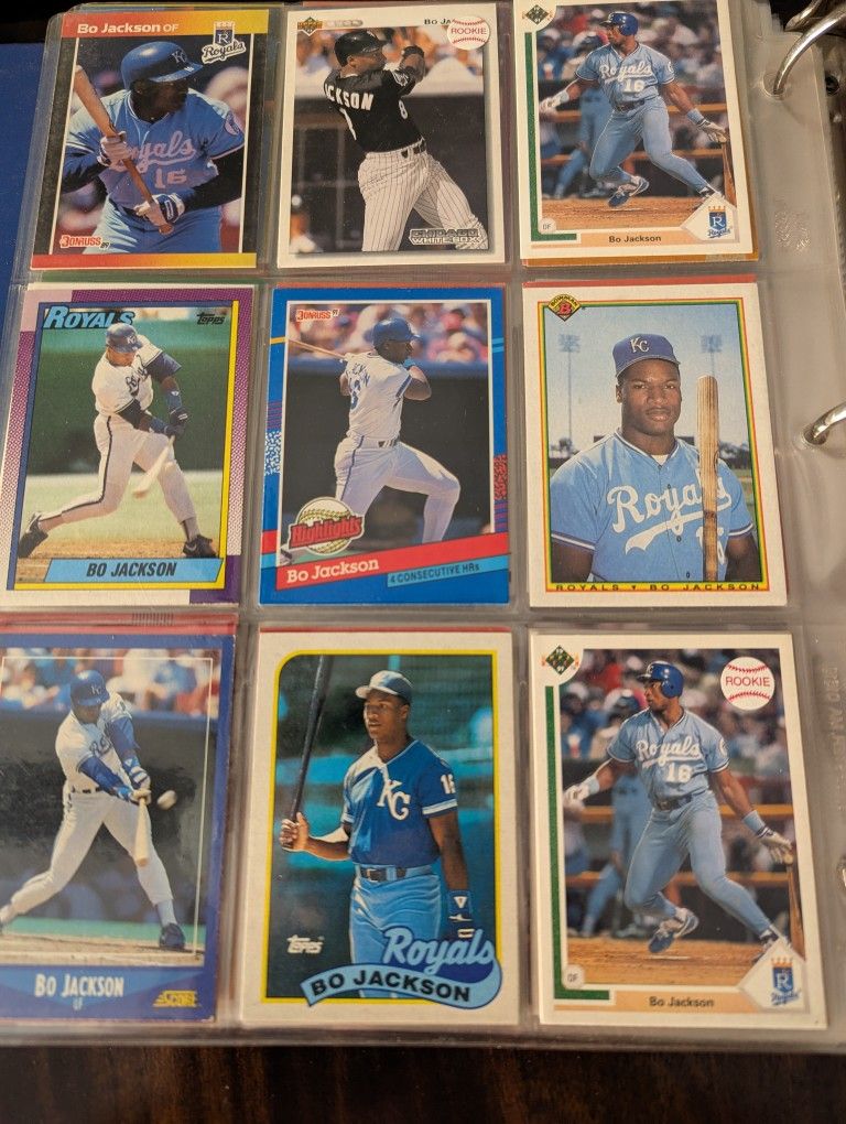 Mixed Bo Jackson Baseball Cards