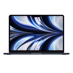 Apple - MacBook Air 13.6" Laptop - M2 chip Built for Apple Intelligence - 8GB Memory - 256GB SSD - Midnight