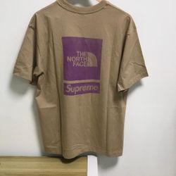 Supreme The North Face S/S Top Khaki
