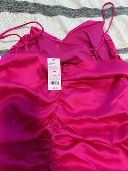 Hot Pink Holiday Dress