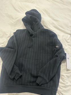 Alo Yoga Pinstripe Pullover Hoodie