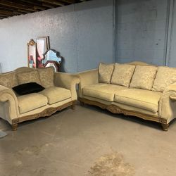 Elegant Sofa Loveseat Couches Set (Delivery available, See details)