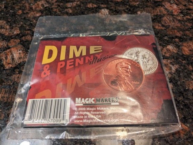 Dime And Penny Magic Trick