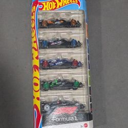 F1 Hot Wheels 5 Pack 