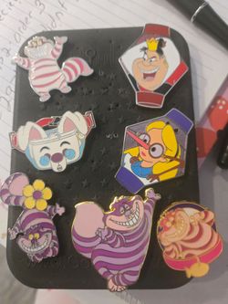 Alice in wonderland pins