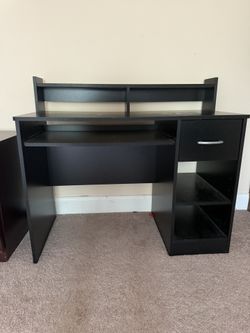 Black Office Desk