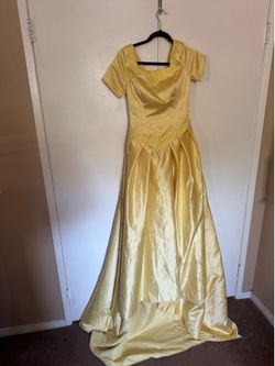 Yellow wedding/prom/ formal dress
