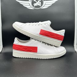 Air Jordan 1 Centre Court “White/University Red” men’s size 12