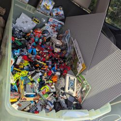Huge Tub Legos - Star Wars, Marvel, Jurassic Park, Minecraft, Arctic, Camping, Manuals, and More