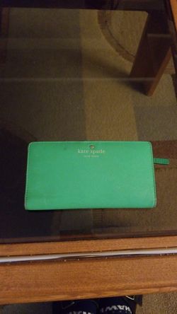 Kate spade wallet green + steve madden wallet