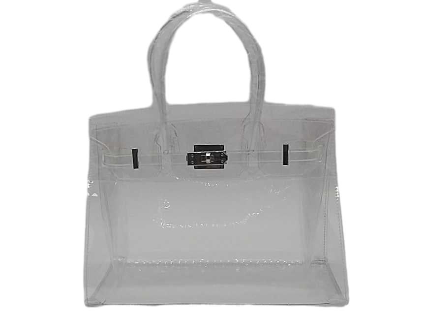 Clear Stadium Inspired Birkin Bag Kb1209owmia
