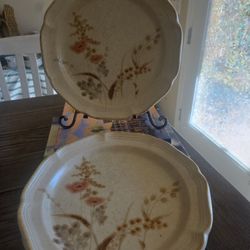 Vintage Mikasa Farmhouse Plates Country Charm