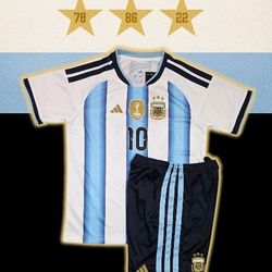 🇦🇷 Kids Argentina 2026 Soccer Set #10 Messi
