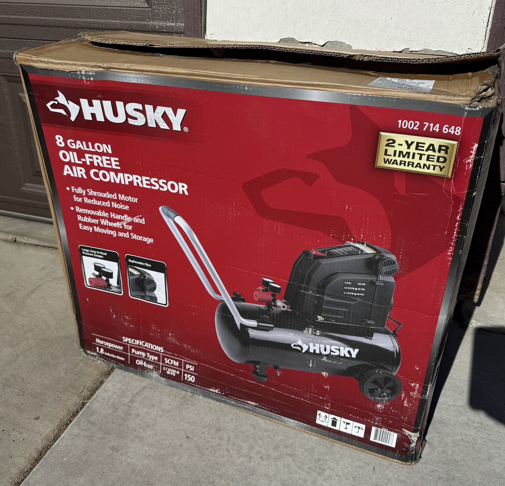 Air Compressor Husky New