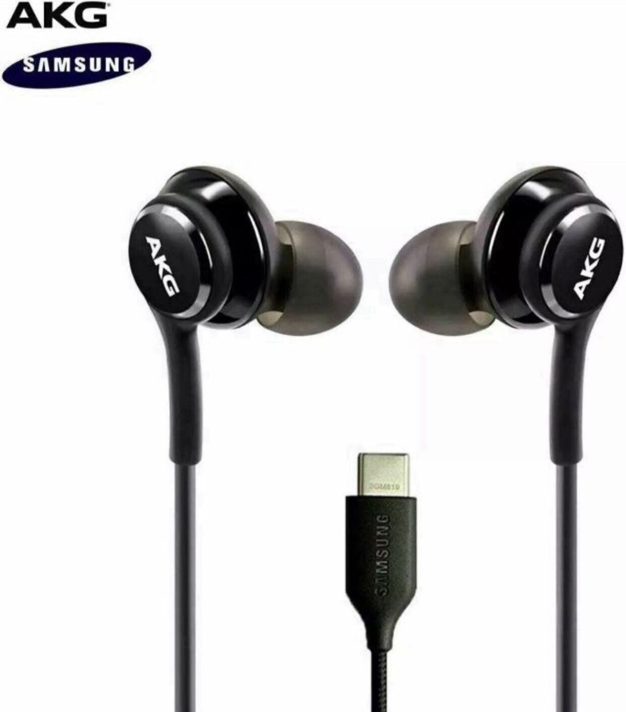 Samsung Galaxy Type-C AKG Headphones Wired Earbuds - USB C - Headset - Earbuds - Earphones For Devices Phones Androids IPhone 15 16