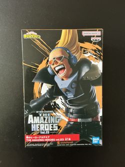 My hero academia the amazing heroes present mic figure