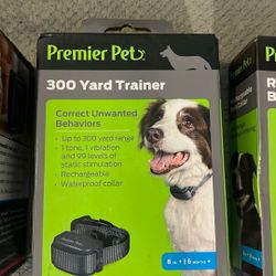 Premier Pets/First Alert/ Bar genie/300 yard trainer/bark collar/wireless fence