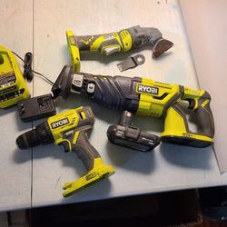 Ryobi Tool Combo With Battery ....