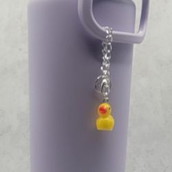 Ducky straw/cup charm 