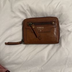Fossil Brown Leather Wallet