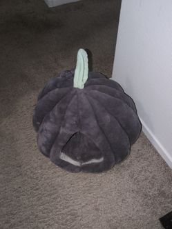 Cat Bed Grey/Green Pumpkin