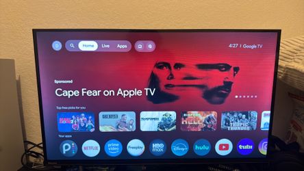 33in Hisense 4k HD google TV