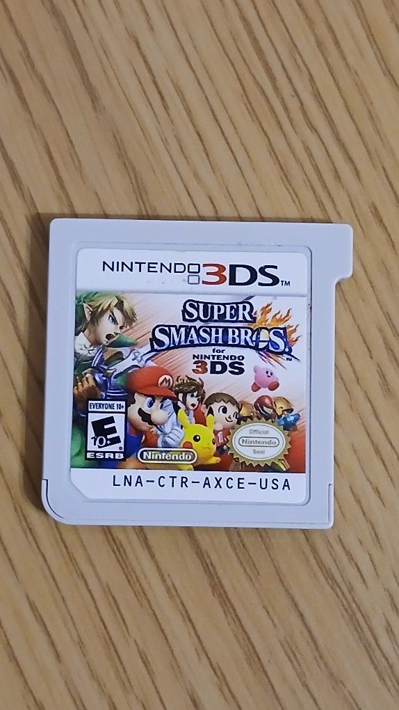 3DS Super Smash Bros Nintendo 3DS Games
