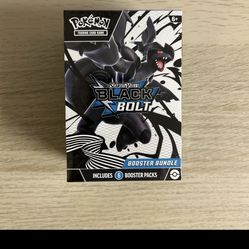Pokemon Black Bolt Booster Bundle