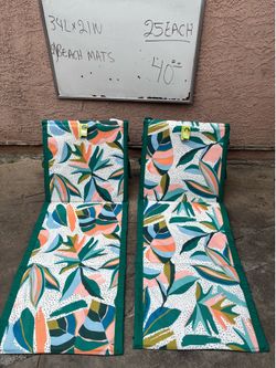 Beach mats tapetes para la playa