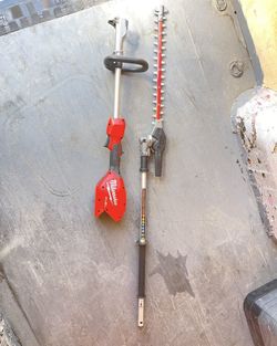 Milwaukee M18 FUEL 18V 24 in. Brushless Cordless Battery Powered Pole Articulating Hedge Trimmer (Tool-Only