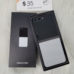 WITH BOX SAMSUNG GALAXY Z FLIP 5 5G UNLOCKED.   DRONE  LOWEST WHOLESALE PRICES WITH OPTION TO PAY  IN PAYMENTS  WITH NO CREDIT  CHECKS 