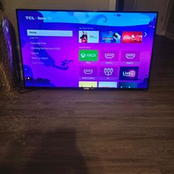 50 inch Roku TCL Tv