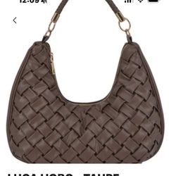 Bebe Brown Leather Handbag