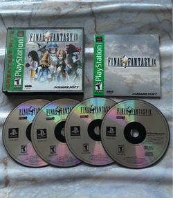 Final Fantasy IX PS1 PlayStation 1 Greatest Hits CIB Complete 4 Disc + Manual