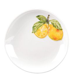 10 Lemon Print Melamine Salad Plate