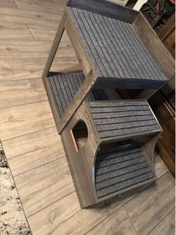 Pet bunk bed with stairs