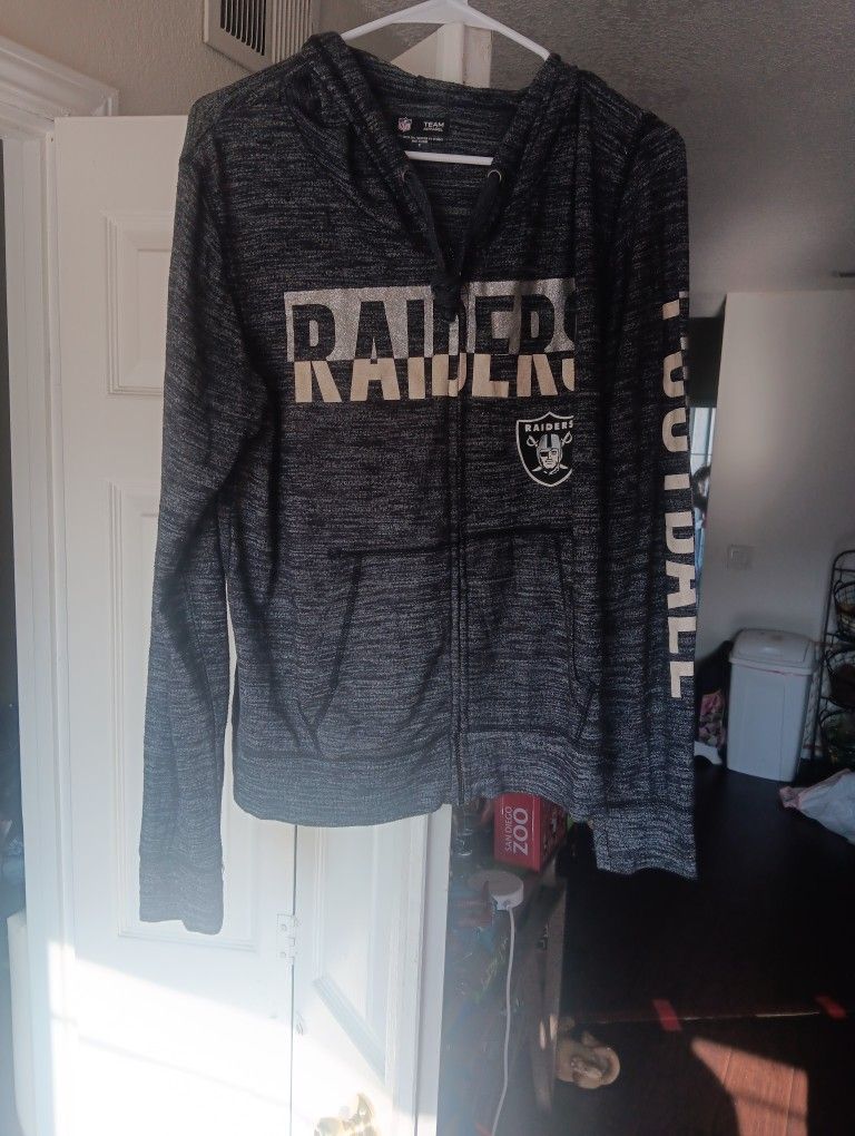 Raiders Nfl Football Hoodie Size Medium Womens