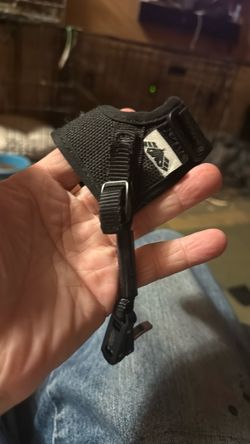 Black Neoprene Wrist Strap with Buckle